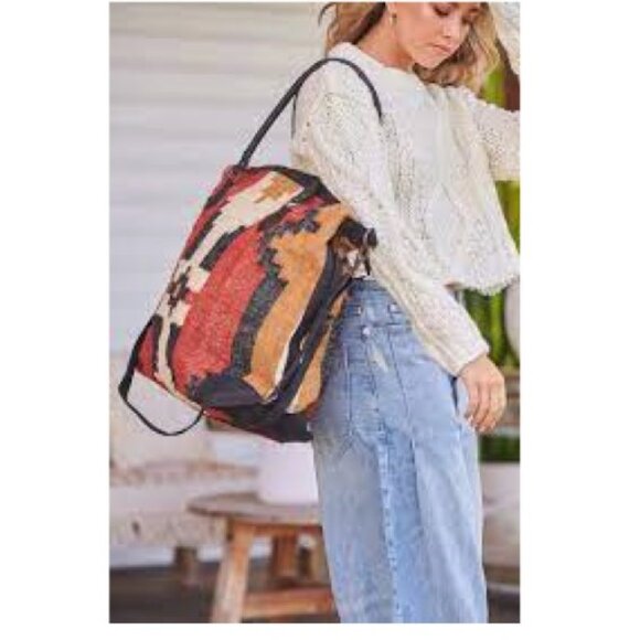 Free People Weekender Oversize Cowboy Style Bag 📢🆕NWT!🥳🎈📢 FAST SHIP😮💨⚡🚚 - Picture 1 of 15